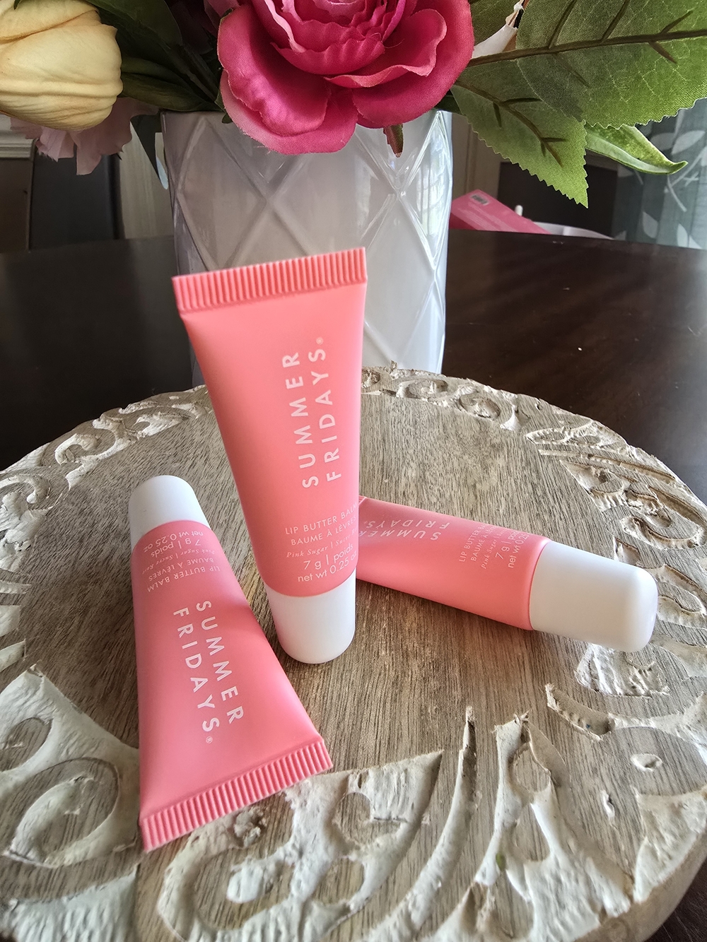 Summer Fridays Pink Lip Butter Trio Qty Is 3